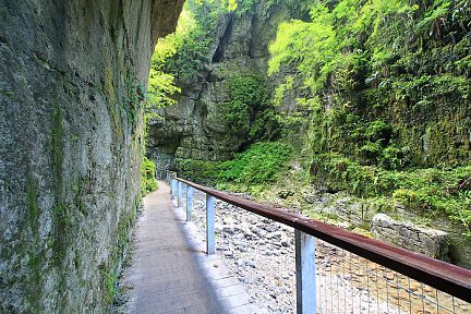 Gorges de Kakuetta, passage étroit