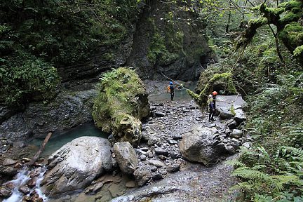 Canyoning dans les gorges de Kakuetta