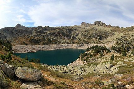Panoramique au lac de Gréziolles