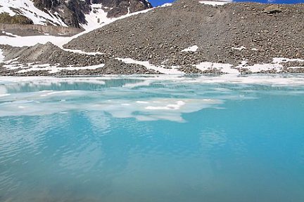 Photos au lac du Glacier d'Arsine