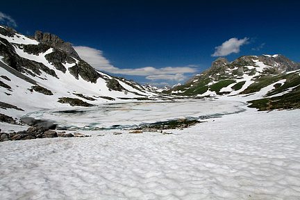 Dernier regard sur le lac Rond