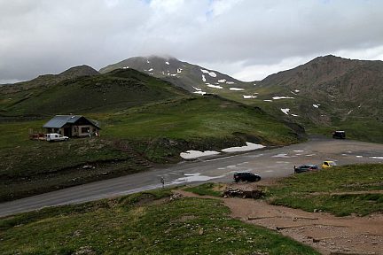 Col du Granon, départ vers les crêtes de Peyrolle