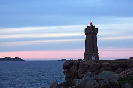 Phare de Ploumanach, Bretagne, randonnée nocturne