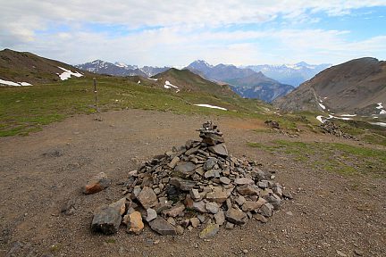 Passage au col de l'Oule