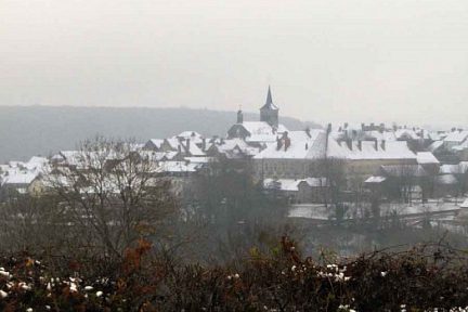 FLAVIGNY SOUS LA NEIGE