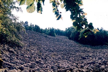coulée de lave de Bourianne