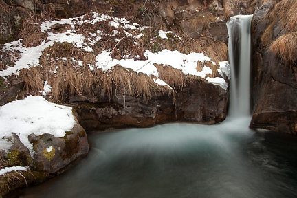 Cascade sous le pont de Saugué
