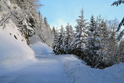 La neige recouvre tout