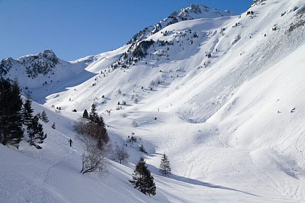 Superbe paysage enneigé