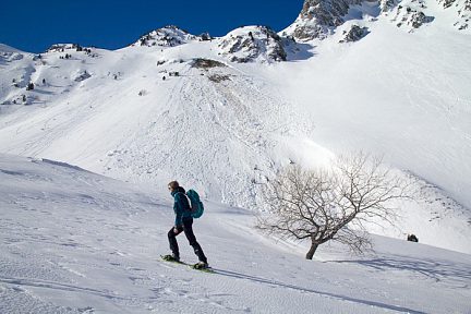 Beaucoup de neige et quelques départs d'avalanche