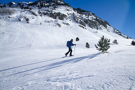 Test de la veste Supercharge Jacket de Jack Wolfskin en raquettes