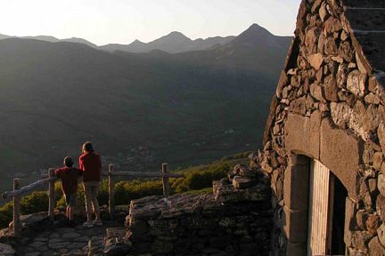 En soirée face au Puy Griou
