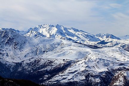 Vue depuis la station de Hautacam