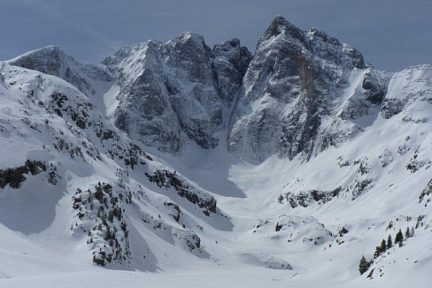Face nord du Vignemale en avril 2013