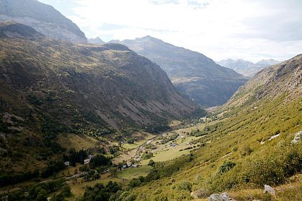 Vallée de Héas durant la montée