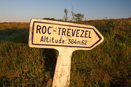 Départ de la randonnée pour le Roc Trevezel