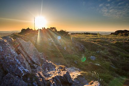 Levé de soleil au Roc Trevezel