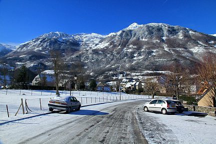 Beaucoup de neige dans Luz début février
