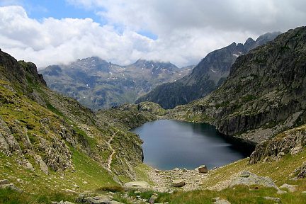 Au dessus du lac Nère