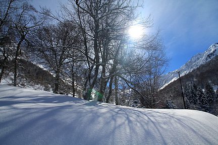Contre jour à Barèges
