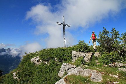 Arrivée à la pointe de la Cochette