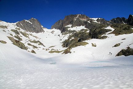 Arrivée au lac Blanc