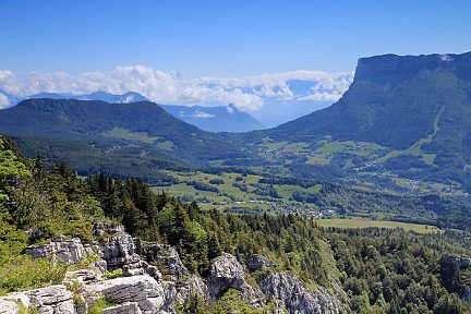 Panorama depuis la pointe de la Cochette