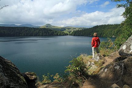 Balade au lac Pavin en Auvergne