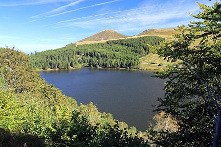 Superbe point de vue sur le lac de Guéry