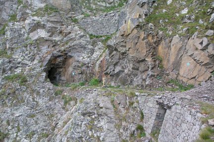 Chemin de l'énergie, sortie du dernier tunnel avant la borne 103