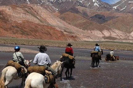 Randonnée équestre du Chili à l'Argentine