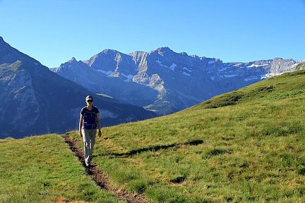 Cirque de Gavarnie en arrière pland