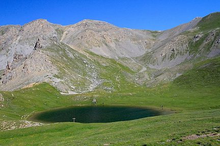 Lac de Souliers dans le Queyras et montée au pic voisin