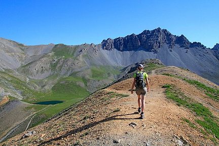 Crête du Tronchet, vue splendide sur le lac de Souliers