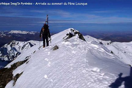 Au sommet du Pène Lounque