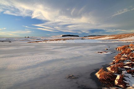 Au bord du lac des Moines en Aubrac