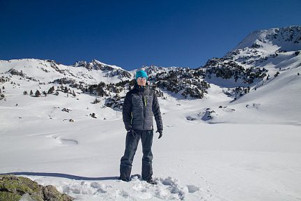 Test de la doudoune Cimalp dans les Pyrénées