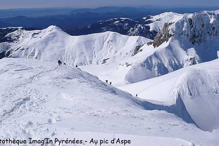 Arrivée au Pic d'Aspe