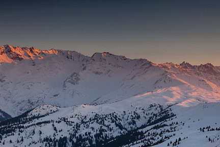 Belledonne depuis le Grand Rocher