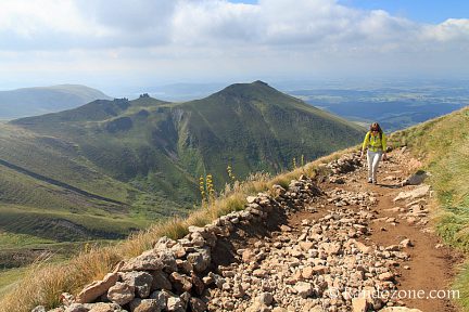 En montant vers le Puy de Sancy