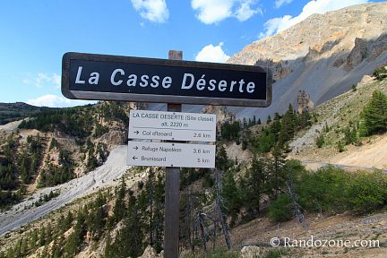 La Casse Déserte, site classé à 2220 m d'altitude dans le Queyras