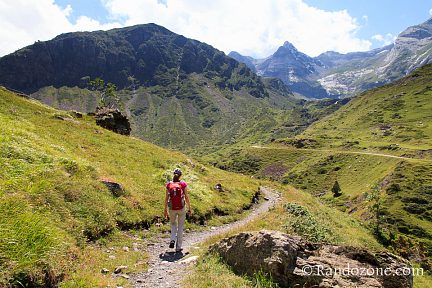 Au début le sentier n'est pas difficile