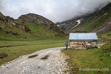Passage à la cabane de Milhas
