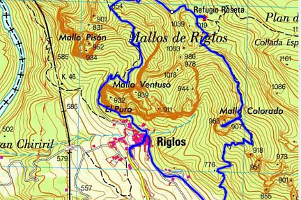 Tracé GPS - Tour des Mallos