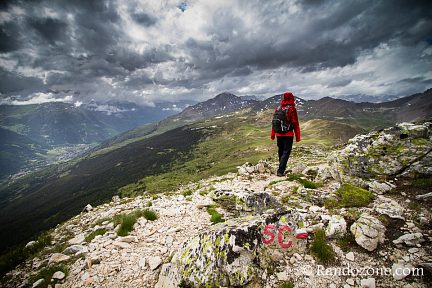 Randonnée sur la crête de Peyrolle