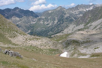 Versant nord de la Porteille de la Coume d'En Garcia