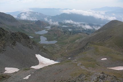 Panorama vers l'est depuis le Carlit