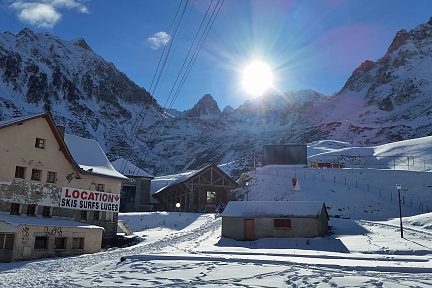 La Mongie entre neige et soleil