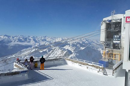 Au sommet du Pic du Midi de Bigorre