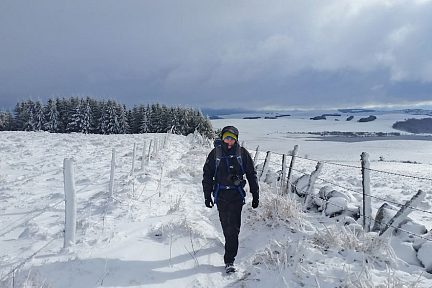 Il fait glacial aujourd'hui sur le plateau